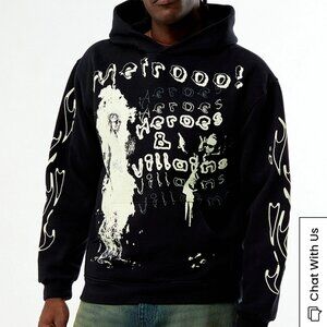 Metro Boomin × Pacsun × Rap Tees  Heroes And Villains Hoodie sz s